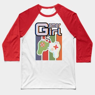 Gamer Girl Glitch Baseball T-Shirt